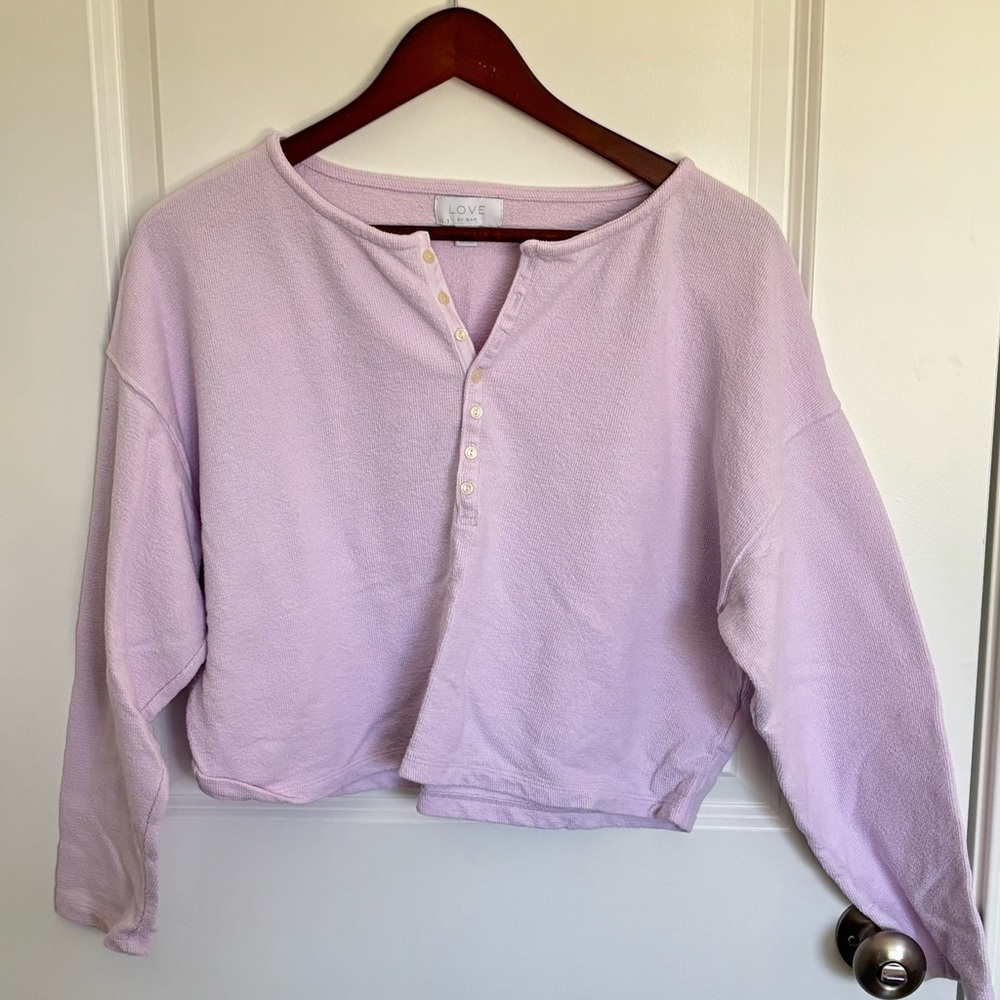 GAP | Long Sleeve Henley Lougewear